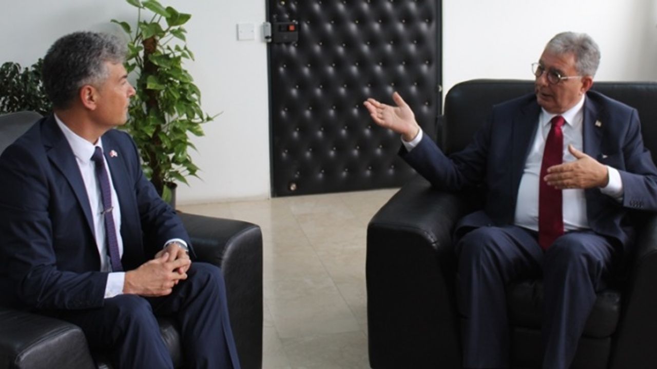 Bakan Evren, Sivil Savunma Teşkilat Başkanı Karakoç’u kabul etti