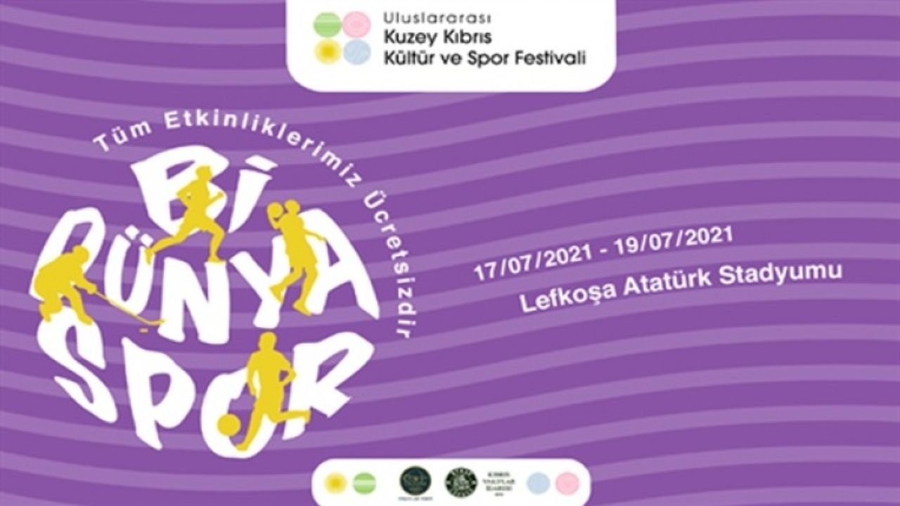 Uluslararası Kuzey Kıbrıs Kültür ve Spor Festivali bugün başlıyor