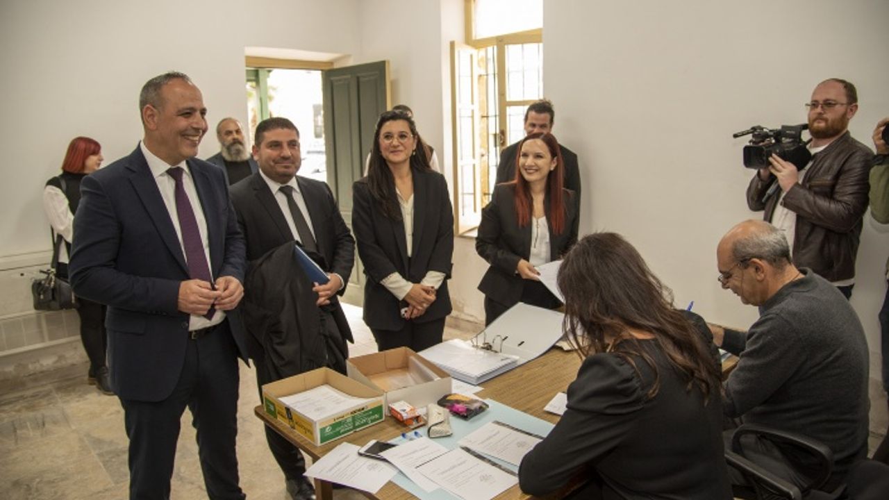 TDP LTB başkan adayı Mehmet Harmancı ile meclis üyesi adayları başvurularını yaptı