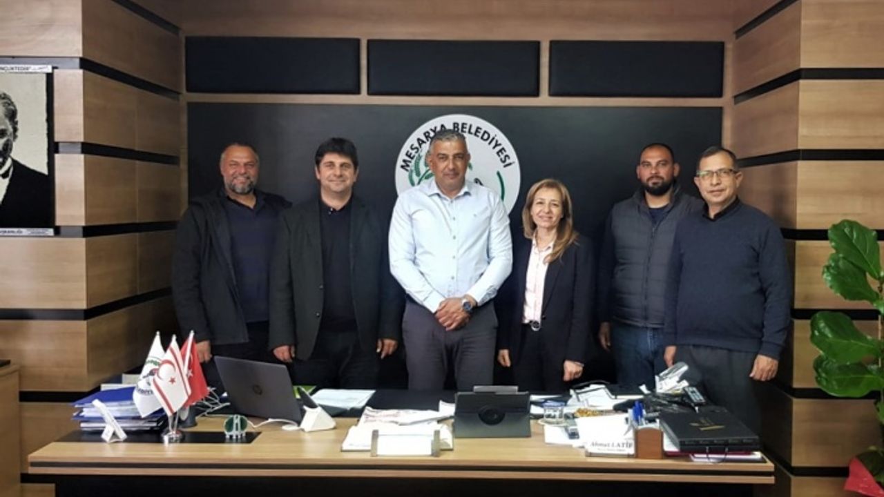 KTMMOB Mesarya ve Beyarmudu belediyelerini ziyaret etti
