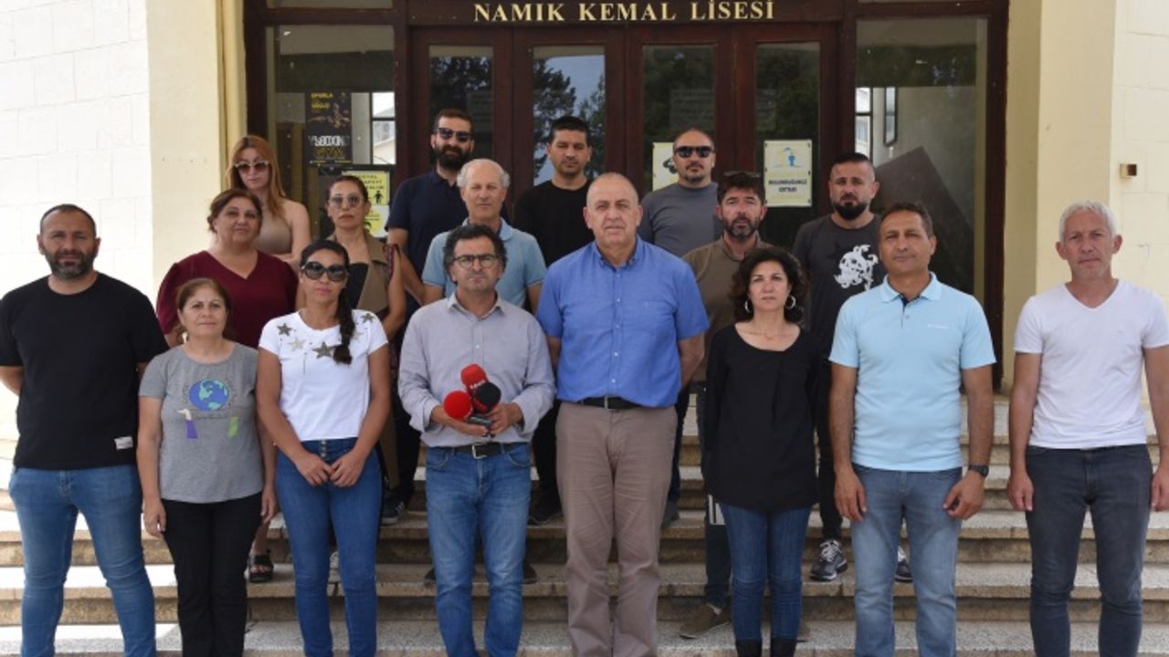 KTOEÖS, Namık Kemal Lisesi’nde basın toplantısı düzenledi