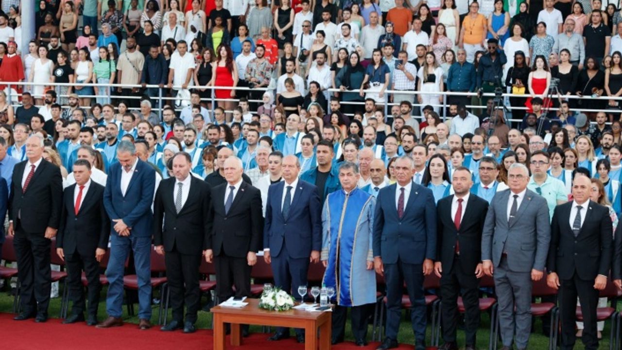 Cumhurbaşkanı Tatar, LAÜ 30’uncu dönem mezuniyet törenine katıldı