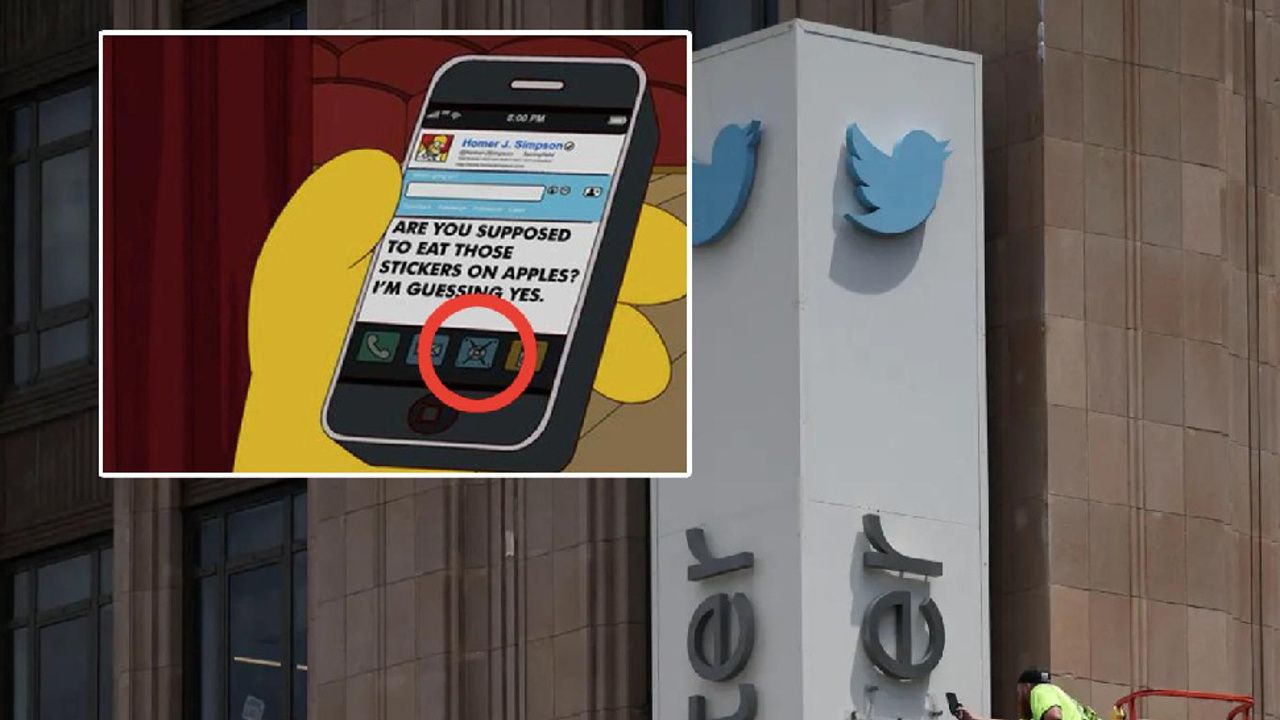 Simpsonlar, Twitter'ın yeni logosunu da mı bildi?
