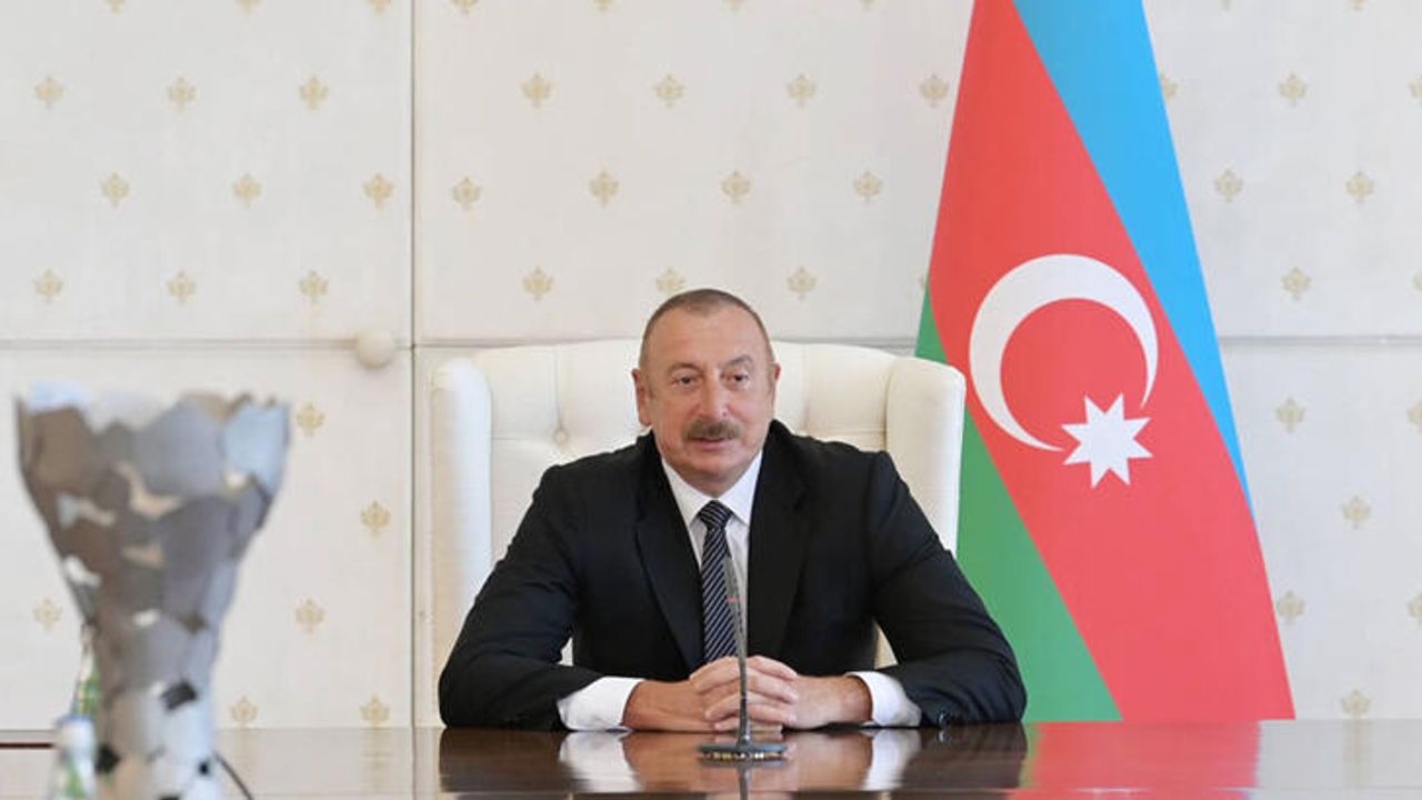 Aliyev: Karabağ'daki Ermeni silahlı güçlerin silah bırakması halinde tedbirler durdurulacak