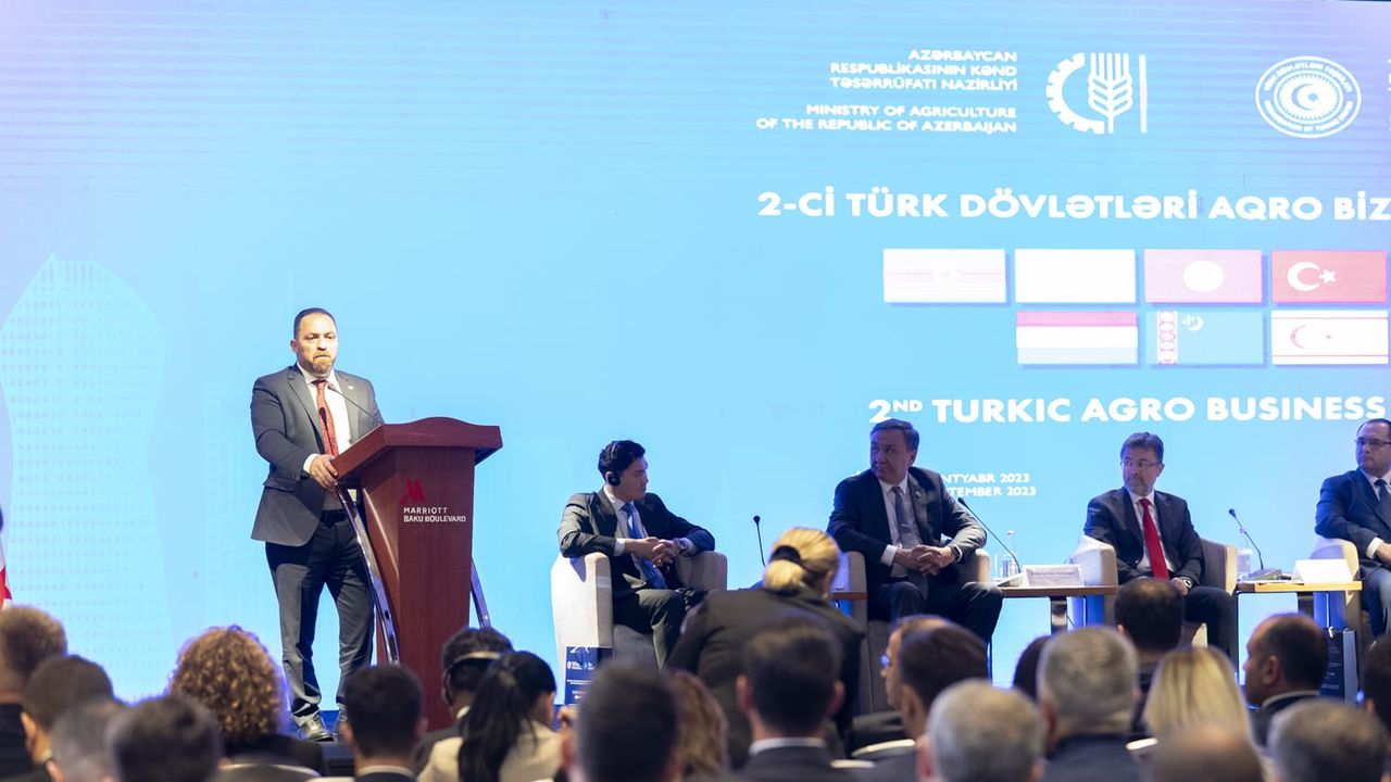 Tarım Bakanı Çavuş, Bakü’de 2. Türk Devletleri Agro Business Forumu'nda konuştu