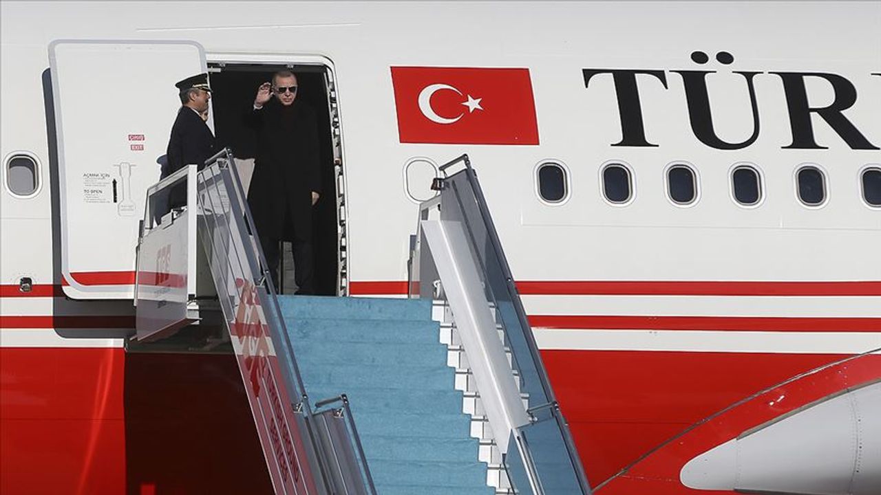TC Cumhurbaşkanı Erdoğan, Rusya'ya gitti