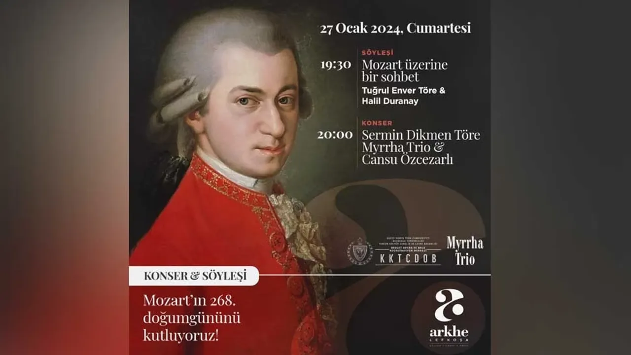 Mozart’ın 268. doğum yıl dönümü nedeniyle konser düzenleniyor