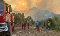 Antalya Kemer'deki orman yangını 4. gününde