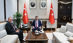 Ataoğlu, Türkiye Cumhurbaşkanı Yardımcısı Yılmaz ile bir araya geldi