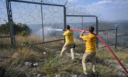 Türkiye - Bulgaristan sınırında çıkan organ yangınına müdahale ediliyor