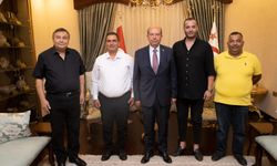 Cumhurbaşkanı Ersin Tatar, Futbol Kulüpler Birliği'ni kabul etti