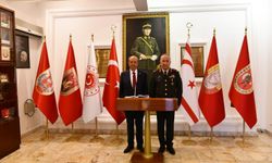 Cumhurbaşkanı Tatar'dan KTBK Komutanı Öztürk’e teşekkür ziyareti