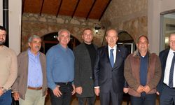 Cumhurbaşkanı Tatar, Güzelyurt İlçesi muhtarları ile bir araya geldi