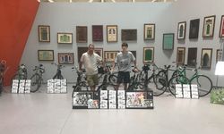 "Kıbrıs'ın Klasik Bisikletleri" sergisi Ercan Havalimanı'nda açıldı