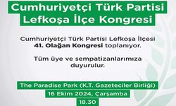 CTP Lefkoşa İlçe Kongresi bugün