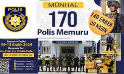 Polis memuru kadrolarına 170 kişi alınacak