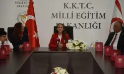 Milli Eğitim Bakanı Nazım Çavuşoğlu Bakanlık koltuğunu Arin Şahlan’a devretti