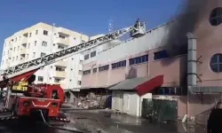 Mağusa'daki Önder AVM'de yangın çıktı