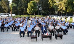 Terfi eden 168 polis mensubuna rütbeleri takıldı