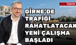 Girne’de trafiği rahatlatacak yeni çalışma başladı: Oskar Çemberi genişletiliyor