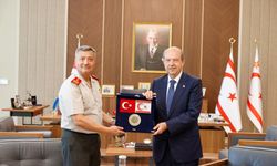 Cumhurbaşkanı Tatar, Tümgeneral Görgülü’yü kabul etti