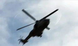 İngiltere'de helikopter düştü