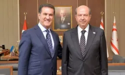 Ersin Tatar, Mustafa Sarıgül'ü kabul etti