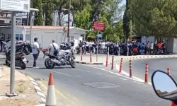 Motosikletli eylem nedeniyle duran Metehan Kapısı geçişleri yeniden açıldı