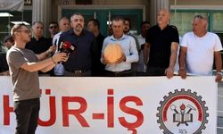 Hür-İş'ten "kabaklı" eylem: Yaşananlar kabak tadı verdi