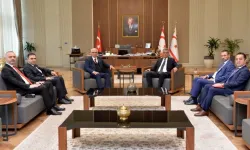 Cumhurbaşkanı Erhürman, Türk ve Kıbrıs Türk Kızılayı heyetini kabul etti