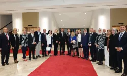 Cumhurbaşkanı Erhürman, Türk Dünyası Arabulucular Birliği ve Kıbrıs Türk Barolar Birliği'ni kabul etti