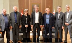 Cumhurbaşkanı Erhürman, Kıbrıs Düşünce Grubu’nu kabul etti