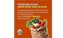 Gazimağusa Perşembe Pazarı arife Günü hizmet verecek