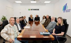 Nilden Bektaş Erhürman, “Yeniden Yeşil Kıbrıs” Ağaçlandırma ve Fidan Dikimi Projesi kapsamında KTMMOB’yi ziyaret etti