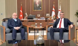 Erhürman, Türkiye Cumhuriyeti Lefkoşa Büyükelçisi Başçeri’yi kabul etti: Güncel konular ele alındı