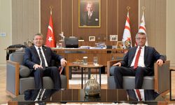 Cumhurbaşkanı Erhürman, Başbakan Üstel’i kabul etti