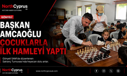 Başkan Amcaoğlu çocuklarla ilk hamleyi yaptı