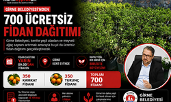 Girne Belediyesi’nden 700 ücretsiz fidan dağıtımı