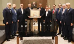 Erhürman Türkiye Odalar ve Borsalar Birliği Başkanı Hisarcıklıoğlu'nu kabul etti