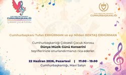 Cumhurbaşkanlığı Çoksesli Çocuk Korosu, Dünya Müzik Günü Konseri düzenliyor