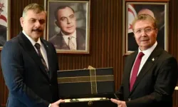 Başbakan Üstel, Türkiye İçişleri Bakanı Çiftçi’yi kabul etti: Burası ikinci vatanımızdır!