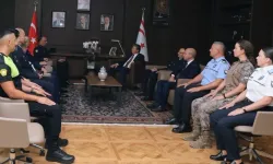 Üstel, Adalıer'i kabul etti: Polis Teşkilatı devletin en önemli ve vazgeçilmez kurumlarından biridir