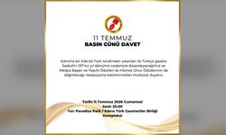 Gazeteciler Birliği’nden 11 Temmuz Basın Günü resepsiyonu