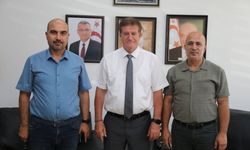 Arıklı KKTC Kickboks ve Muaythai Federasyonu yetkililerini kabul etti
