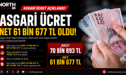 Asgari Ücret net 61 bin 677 TL oldu