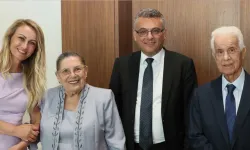 Cumhurbaşkanı Tufan Erhürman ve eşi, Derviş Eroğlu ve eşiyle görüştü