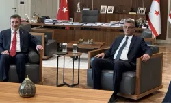 Tufan Erhürman, Cevdet Yılmaz'ı kabul etti