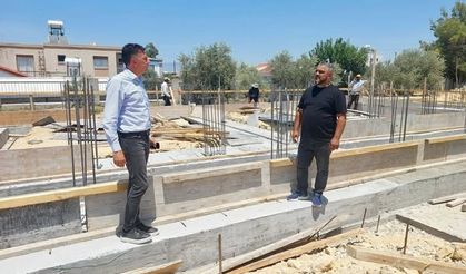 Alayköy İlkokulu’nda yeni dersliklerin inşaatı sürüyor