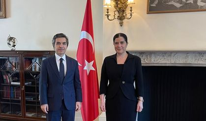 KKTC Londra Temsilcisi Çimen Keskin’den veda ziyareti