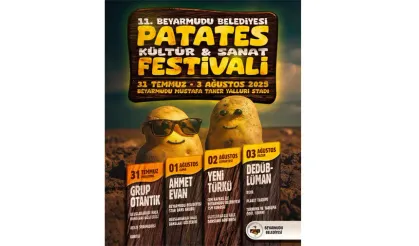 Beyarmudu Patates ve Halk Dansları Festivali 31 Temmuz'da başlıyor